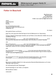 Widerspruch gegen einen bescheid vom arbeitsamt: Widerspruch Muster Jobcenter