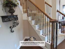 Iron Balusters Iron Stair Parts Parts For Stair Railing 57 In 2020 Metal Stairs Stair Railing Design New Staircase