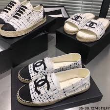Chanel Espadrilles Woman 2019 New Canvas Flats Chanel Espadrilles Chanel Shoes Espadrilles