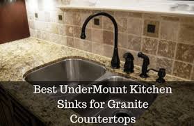 what kind of sink is best for granite