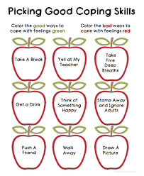How do you teach coping skills to kids? Coping Skills Worksheets For Kids Picking Good Students Decide Which Of Thesere Ways To Copende280a6ctivities Social Jaimie Bleck
