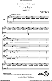 Beam To The Light Sheet Music For Choir Satb Soprano Alto Tenor Bass Sheet Music Sopranos Digital Sheet Music