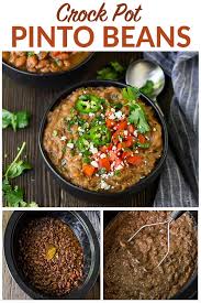 Maybe you would like to learn more about one of these? Crock Pot Pinto Beans Easy Recipe With No Soaking
