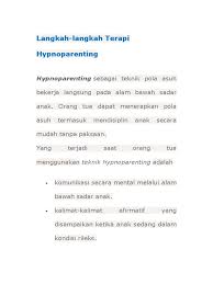 Bila anda sering menganggap anak anda bermasalah, mari coba hypnoparenting apa itu hypnoparenting, yang sering menjadi solusi untuk anak bermasalah? Langkah Langkah Terapi Hypnoparenting Hypnoparenting Sebagai Teknik Pola Asuh