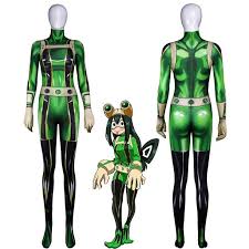 See more of dc anime costumes on facebook. Cosplay Life My Hero Academia Froppy Cosplay Costume Lycra Fabric Bodysuit Walmart Com Walmart Com