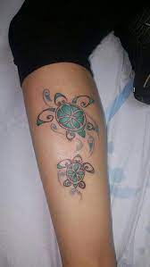 18 Spiritual Mother Daughter Tattoos To Get A Feel For This Relationship Tattoos For Daughters Turtle Tattoo Designs Tattoo For Son
