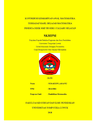 Kunci jawaban matematika kelas 8 halaman 34 40 uji kompetensi 1 kosingkat 13 kunci jawaban by son darsono issuu. Kontribusi Kemampuan Awal Matematika Terhadap Hasil Belajar Peserta Didik Pdf