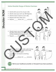 Image result for Shoulder Range of Motion Exercises
