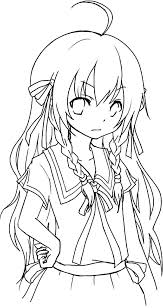 Teej chibi lineart commission by yampuff on deviantart digital. Wolf Girl Anime Coloring Pages Novocom Top