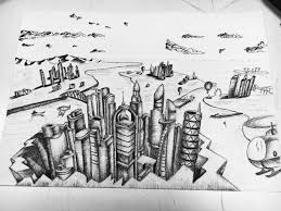 Beautiful Amazing City Sketch 3 V P By Ammar Ismail City Sketch Sketches Art