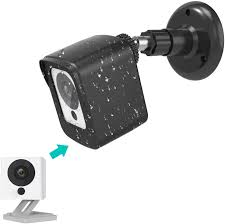 I want to install a ismart webcam. Buy Wyze Cam Camera Wall Mount Bracket Coowufan Weather Proof 360 Degree Protective Adjustable Housing Mount And Cover For Wyze Cam V2 V1 And Ismart Spot Camera Indoor Outdoor Black1 Pack Online