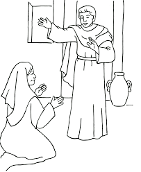 Everything you want to know about printable coloring pages for children is here! An Angel Appears To Mary 1 Coloring Page Sermons4kid