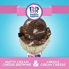 Flavor Team Up What Would You Name A Double Scoop Of Nutty Cream Cheese Brownie And Creole Cream Cheese Cream Cheese Brownies Cheese Brownies Ice Cream