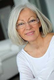 The side part adds to the beautiful sleek lines of this stylish look. Short Bob Hairstyles For Grey Hair Bob Haircut And Hairstyle Ideas