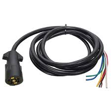 3 wires from ceiling for light. Fultyme Rv 8 Ft Cable 7 Way Trailer Wiring With 7 Way Molded Connector 2034 The Home Depot