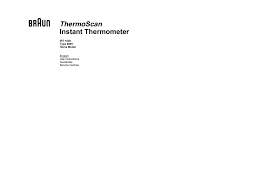 Braun Irt 1020 Thermometer User Manual Manualzz Com