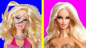 Diy Barbie Hairstyle Barbie Hair Tutorial 2020