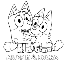 When it gets too hot to play outside, these summer printables of beaches, fish, flowers, and more will keep kids entertained. Muffin And Socks Coloring Page Free Printable Coloring Pages For Kids