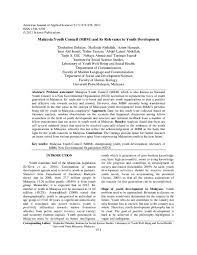 Youth in malaysia represents 41.5 % of the total population in 2005, and in the same year, the number of youth employed are about 60.3 % of the total youth population. Pdf Malaysia Youth Council Mbm And Its Relevance To Youth Development Ezhar Tamam Academia Edu