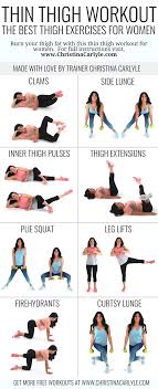Thin Thigh Workout The Best Thigh Exercises For Women Christina Carlyle Www Christinacar Thigh Exercises For Women Best Thigh Exercises Thin Thighs Workout