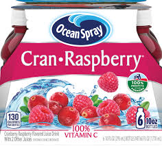 Ocean Spray Juice Cran Raspberry Juice Drink 10 Fl Oz 6 Count Walmart Com Walmart Com