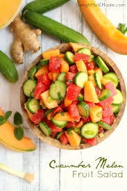 Watermelon Cucumber Salad Best Cucumber Melon Fruit Salad Recipe