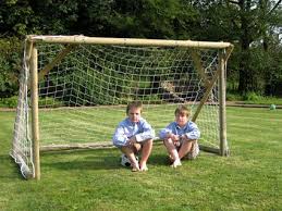 Wooden Goal Posts For The Garden Caledonia Play Outdoor Playground Backyard For Kids Outdoor Play Area