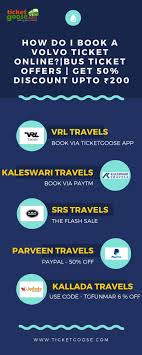 How Do I Book A Volvo Ticket Online Bus Ticket Offers Get 50 Discount Upto 200 Bus Tickets Online Tickets Online