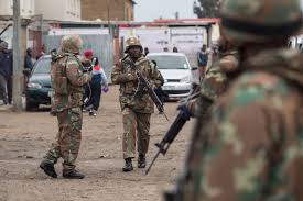 The commander of the sandf is appointed by the president of south africa from one of the armed services. Cape Flats Residents Cheer Arrival Of Army Groundup