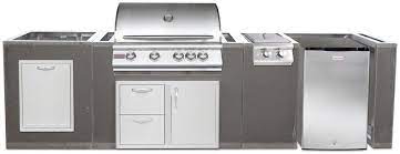 Shop master forge corner modular outdoor kitchen set at The 3 Types Of Prefab Outdoor Kitchen Kits 3goodones Com