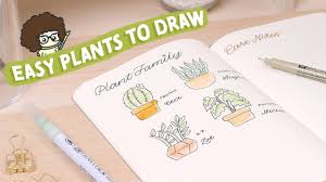 Choose from 250000+ line continuous one line drawing forks spoons knife plates and all eating and cooking utensils can be used for restaurant logos cakes and others black and white vector illustr. Easy Plants To Draw In Under 5 Min Monstera Cactus More Youtube