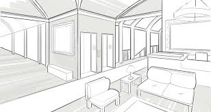 How To Draw A Modern House Easy Dream Step By Contemporary Design Sketching Beautiful Clicinterior1 Plans W Drawing Interior Interior Design Sketches Interior