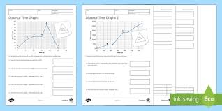 Distance Time Graph Worksheet With Answer Key Math Twinkl