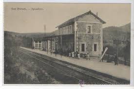 Tarjeta Postal De San Rafael Apeadero Estacion De Tren Segovia Estacion De Tren Pueblos De Espana Tarjeta Postal