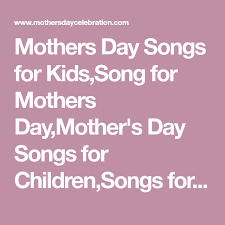 You don't have to be a pop star to give your mom a thank you, though. Mothers Day Songs For Kids Design Corral