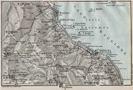 Locate lake maggiore hotels on a map based on popularity, price, or availability, and see tripadvisor reviews, photos, and deals. Lake Lago Maggiore Stresa Baveno Gignese Vintage Map Plan Italy 1924 Ebay
