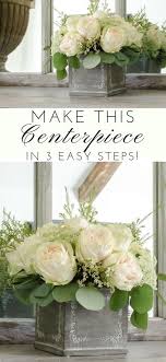 Make This Floral Arrangement In 3 Easy Steps Sanctuary Home Decor Flower Centerpieces Wedding Flower Centerpieces Flower Arrangements
