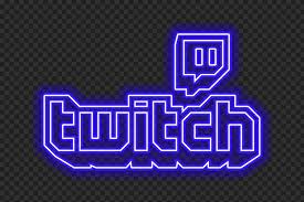 Hd Beautiful Blue Neon Twitch Logo Transparent Background Png In 2021 Transparent Background Logos Neon