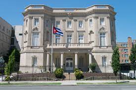 El costo del trámite de visa es de 44 usd y se paga el día y hora de su cita, directamente en las instalaciones de la sección consular de la embajada de méxico en cuba. Embajada De Cuba En Estados Unidos Wikipedia La Enciclopedia Libre