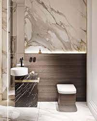 Here's another wide picture of that same modern bathroom. Modern Guest Bathroom Design Ideas For Practical And Functional Space
