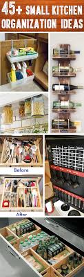 Here are 20+ ideas for ways to squeeze a little extra storage out of a small kitchen. 45 Small Kitchen Organization And Diy Storage Ideas Cute Diy Projects Small Kitchen Organization Kitchen Organization Diy Small Kitchen Organization Diy