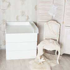 Puckdaddy Peer Changing Top Unit With Divider 80x78x10cm White Etsy Ikea Malm Dresser Ikea Malm Ikea Baby