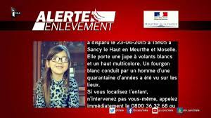 L'alerte amber du québec se déclenche lorsque l'enlèvement d'un enfant est signalé et que l'on craint pour sa sécurité. Alerte Enlevement Disparition De Berenyss 7 Ans A Sancy Le Haut 54 Youtube
