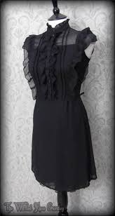 Victorian Gothic Black Ruffle High Collar Dress 10 Elegant Vintage Victoriana The Wilted Rose Garden Gothic Fashion Victorian High Collar Dress Dresses