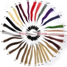 hair color ring color wheel chart with 32 colors for human