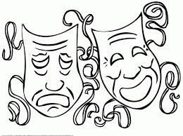 You can use our amazing online tool to color and edit the following drama mask coloring pages. Comedy Tragedy Masks Coloring Page Coloring Pages Kid Coloring Page Mardi Gras Mask Template