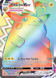 Pikachu Vmax 188 185 Vivid Voltage Full Art Rainbow Rare Etsy Cool Pokemon Cards Pokemon Cards Fake Pokemon Cards