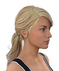 Made with 100% premium human hair, blends naturally with your own hair and can be easily styled with thermal tools. Blonde Hair Ponytail Bot Libre