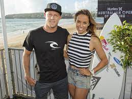 They can be called as the good looking couple. Sally Fitzgibbons Is Shaking Up The Male Dominated Surfing World Daily Telegraph