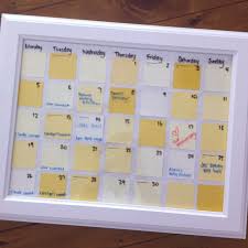 Diy Paint Chip Dry Erase Board Dormify Diy Calendar Paint Chip Calendar Paint Chips